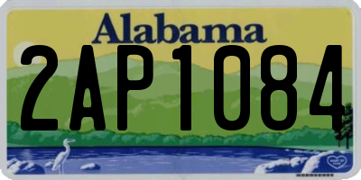 AL license plate 2AP1084