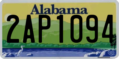AL license plate 2AP1094
