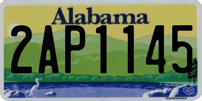 AL license plate 2AP1145