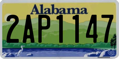 AL license plate 2AP1147