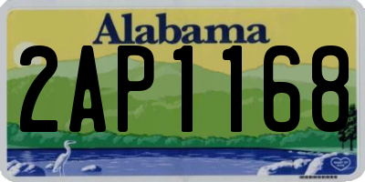 AL license plate 2AP1168