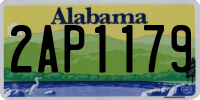 AL license plate 2AP1179