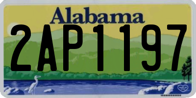 AL license plate 2AP1197