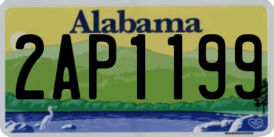AL license plate 2AP1199