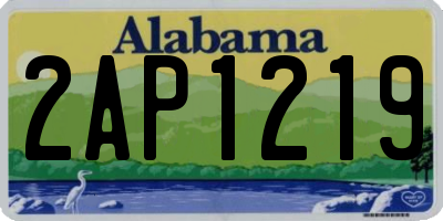 AL license plate 2AP1219