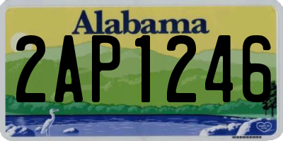 AL license plate 2AP1246