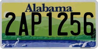 AL license plate 2AP1256