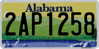 AL license plate 2AP1258