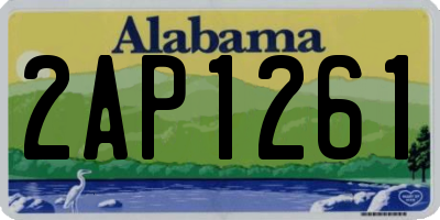 AL license plate 2AP1261