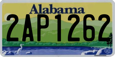 AL license plate 2AP1262