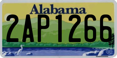 AL license plate 2AP1266