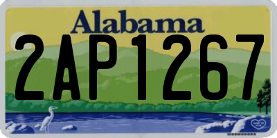 AL license plate 2AP1267