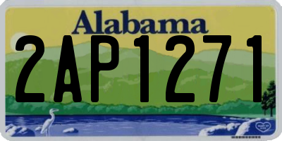AL license plate 2AP1271