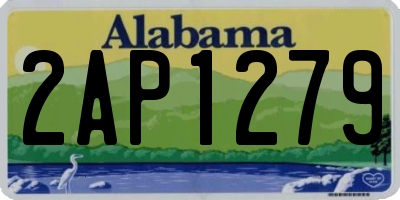 AL license plate 2AP1279