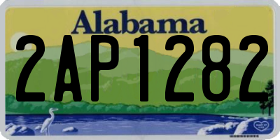 AL license plate 2AP1282