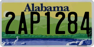 AL license plate 2AP1284