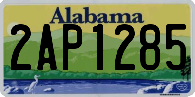 AL license plate 2AP1285