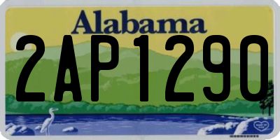 AL license plate 2AP1290