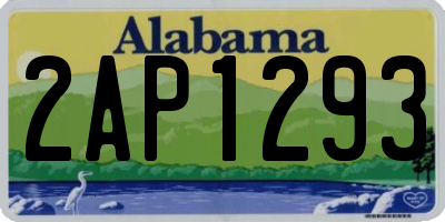 AL license plate 2AP1293
