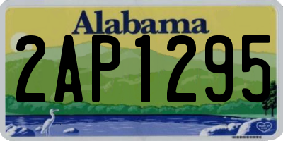 AL license plate 2AP1295