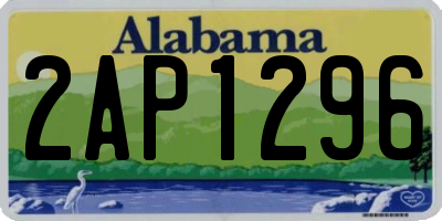 AL license plate 2AP1296