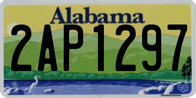 AL license plate 2AP1297