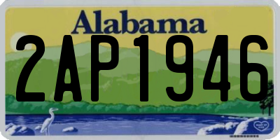 AL license plate 2AP1946
