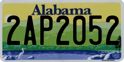 AL license plate 2AP2052