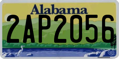 AL license plate 2AP2056