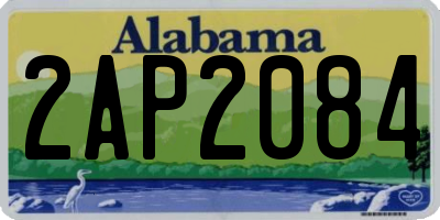 AL license plate 2AP2084