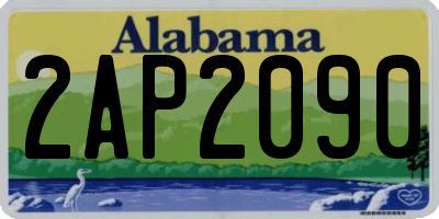 AL license plate 2AP2090