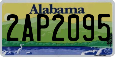 AL license plate 2AP2095