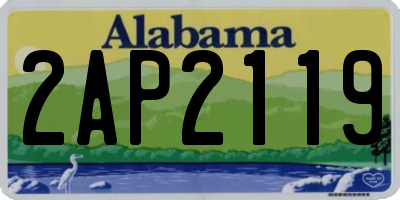 AL license plate 2AP2119