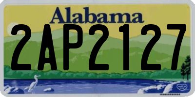 AL license plate 2AP2127