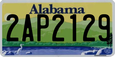 AL license plate 2AP2129
