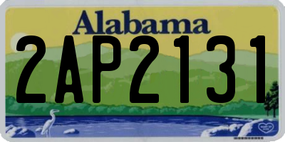 AL license plate 2AP2131