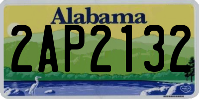 AL license plate 2AP2132