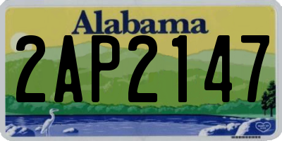 AL license plate 2AP2147