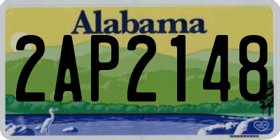 AL license plate 2AP2148