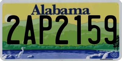 AL license plate 2AP2159