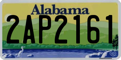 AL license plate 2AP2161