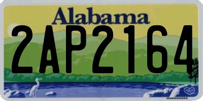 AL license plate 2AP2164