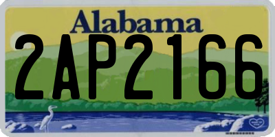 AL license plate 2AP2166