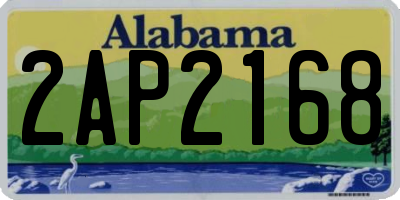 AL license plate 2AP2168