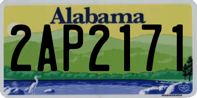 AL license plate 2AP2171