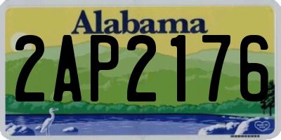 AL license plate 2AP2176