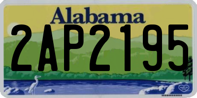 AL license plate 2AP2195