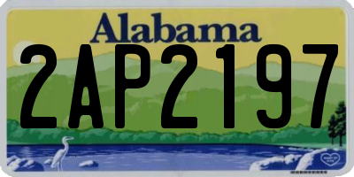 AL license plate 2AP2197