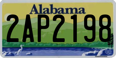 AL license plate 2AP2198