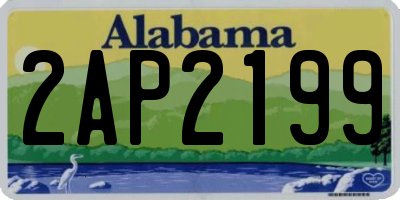 AL license plate 2AP2199